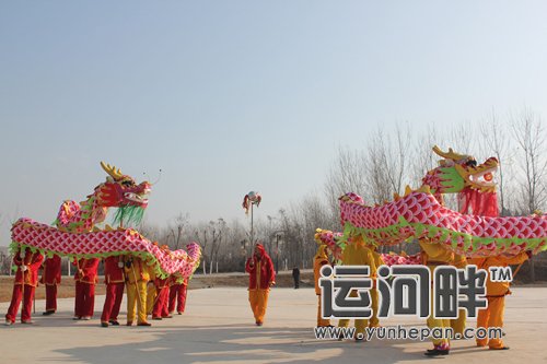 金乡：龙腾狮舞闹新春